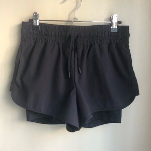 Lorna Jane New Original Run Shorts Black Size: M